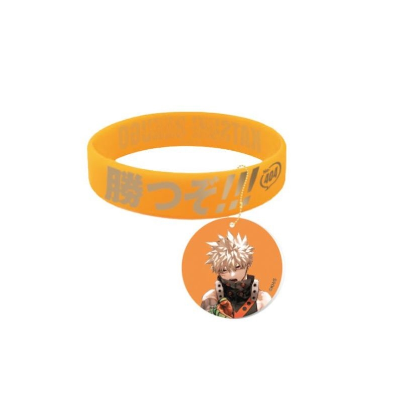 [Pre-order] Jump Characters Store  x "My Hero Academia" Encouragement Silicone Band with Charm, Katsuki Bakugo